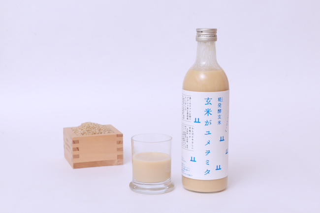 山燕庵の糀発酵玄米「玄米がユメヲミタ」瓶入り490ml 